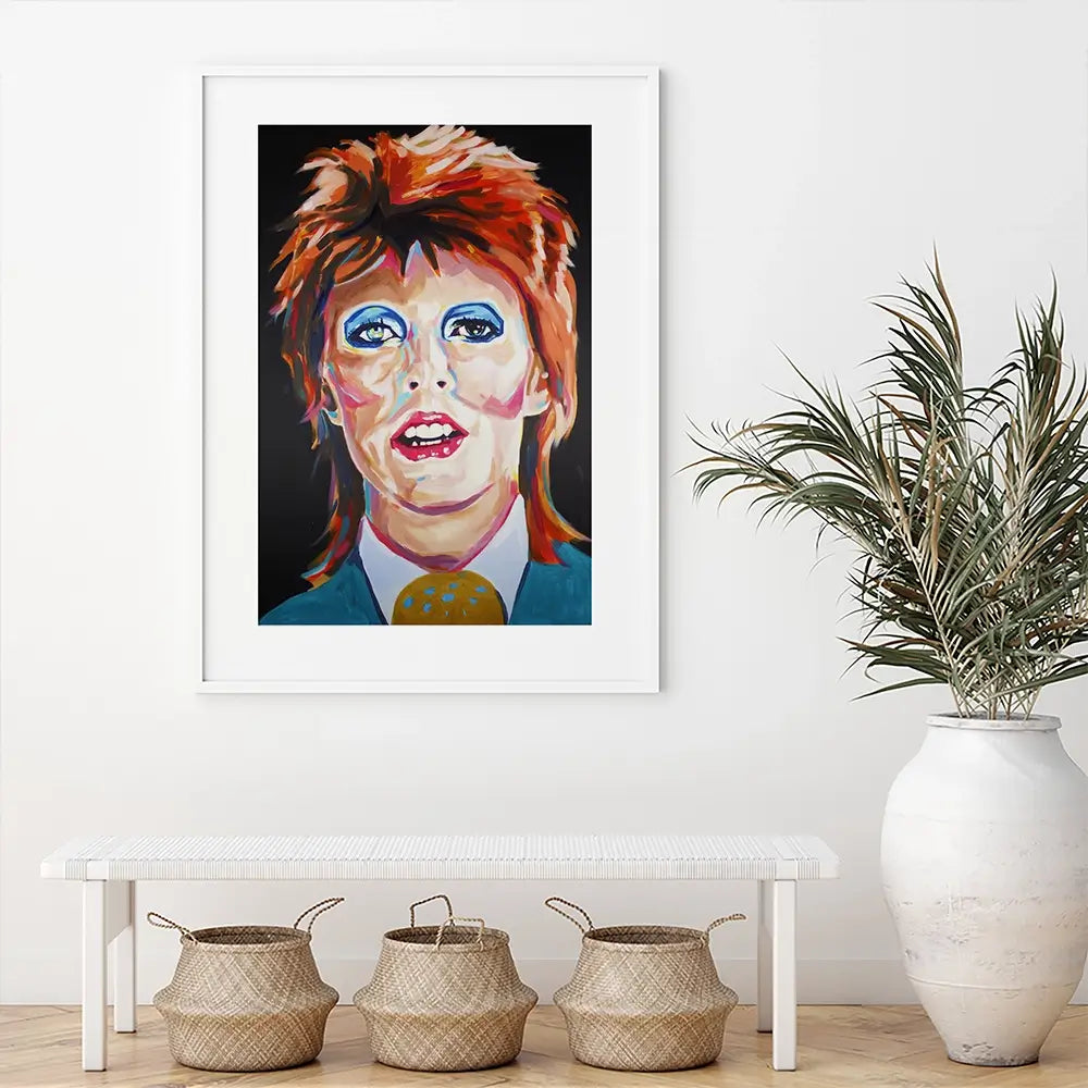 Fame David Bowie Framed Art Print Fame David Bowie Framed Art Print wall art product Juliet Stockton
