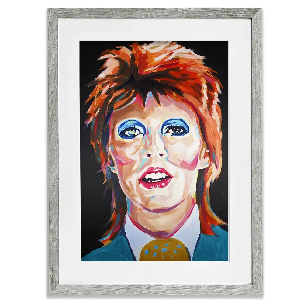 Fame David Bowie Framed Art Print Fame David Bowie Framed Art Print wall art product Juliet Stockton