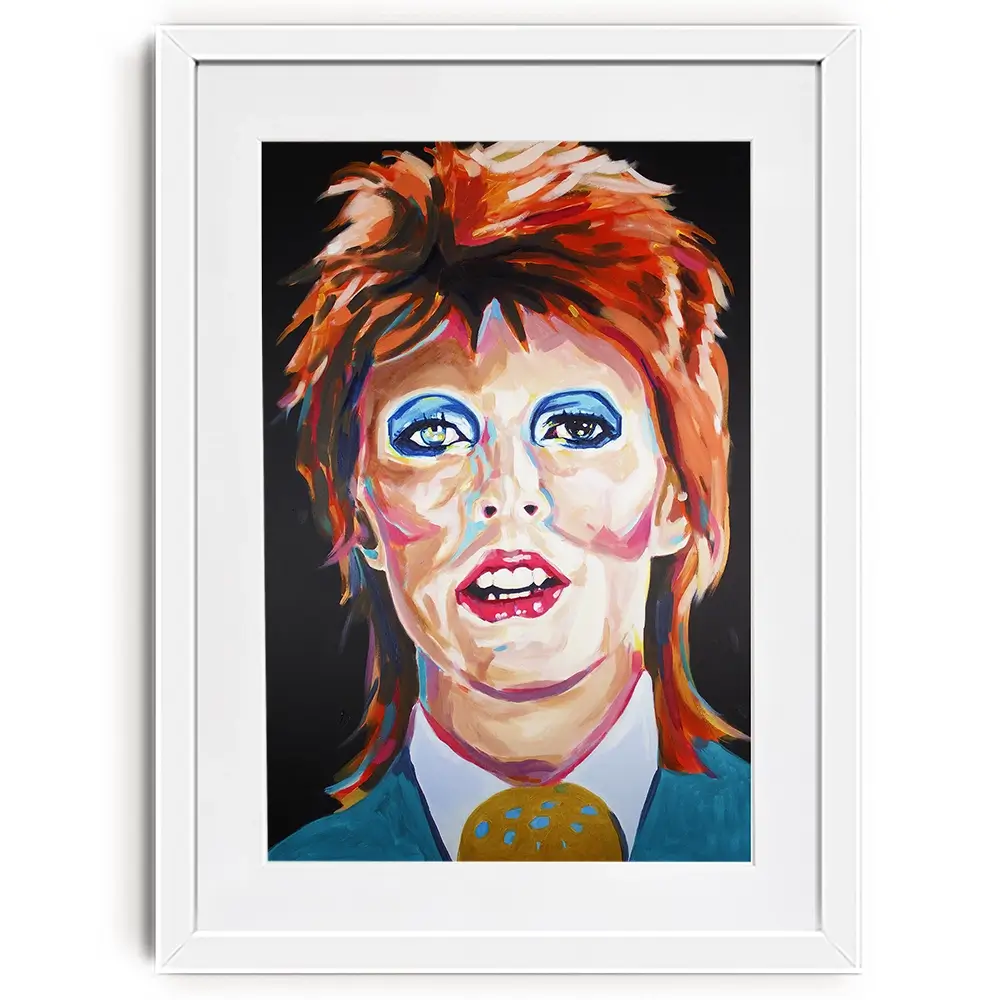 Fame David Bowie Framed Art Print Fame David Bowie Framed Art Print wall art product Juliet Stockton