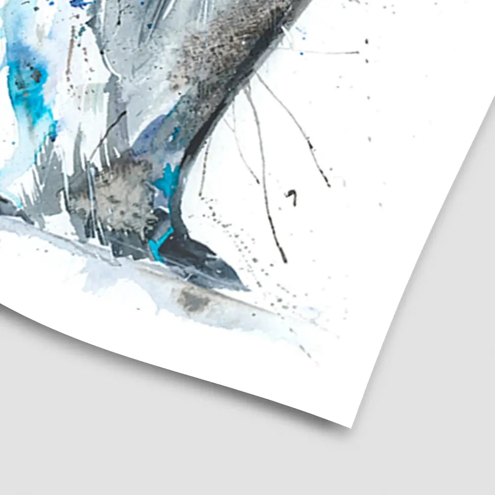 Family Of Penguins Art Print Family Of Penguins Art Print wall art product Nicola Jane Rowles