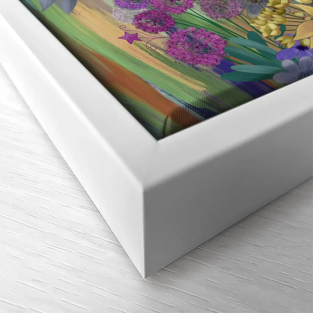 Fantastic Florals Cow Canvas Print Fantastic Florals Cow Canvas Print wall art product Fab Funky