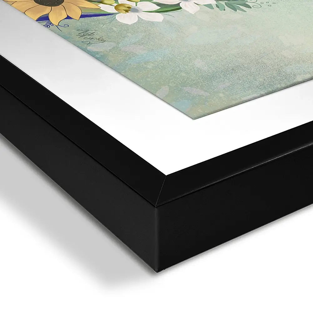 Fantastic Florals Cow Framed Art Print Fantastic Florals Cow Framed Art Print wall art product Fab Funky