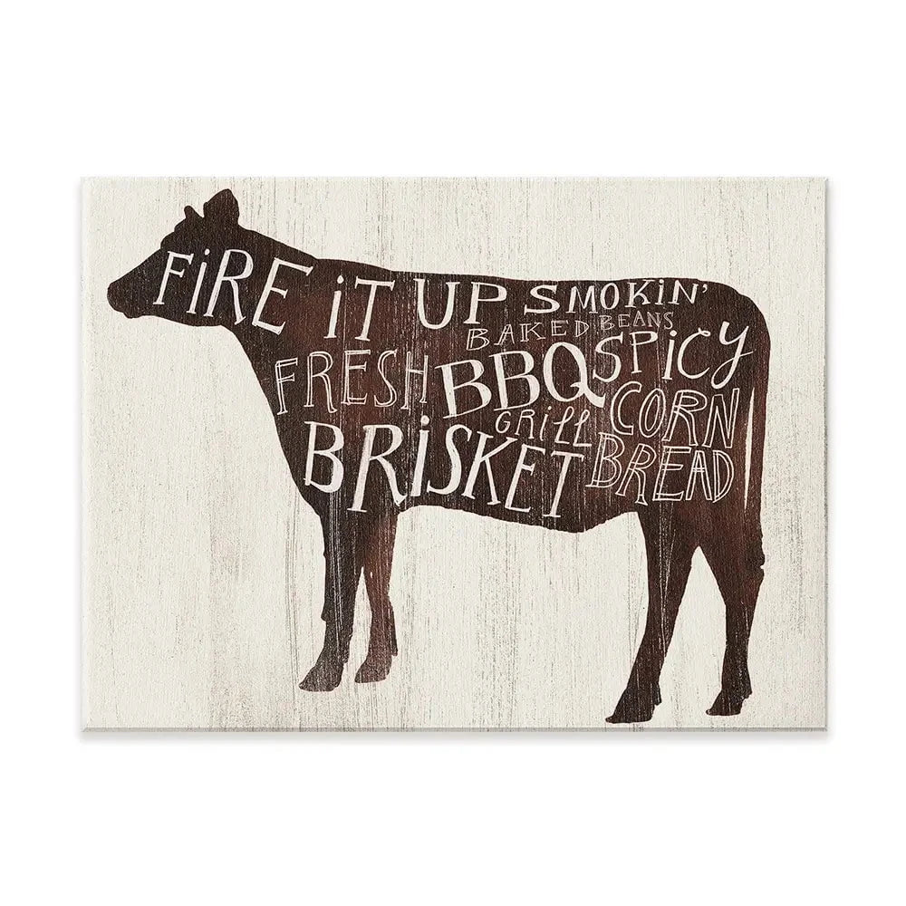 Farmhouse BBQ 2 Canvas Print Farmhouse BBQ 2 Canvas Print wall art product Victoria Borges