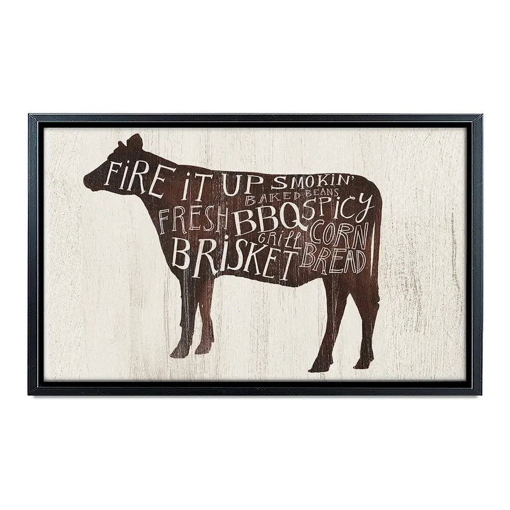 Farmhouse BBQ 2 Canvas Print Farmhouse BBQ 2 Canvas Print wall art product Victoria Borges