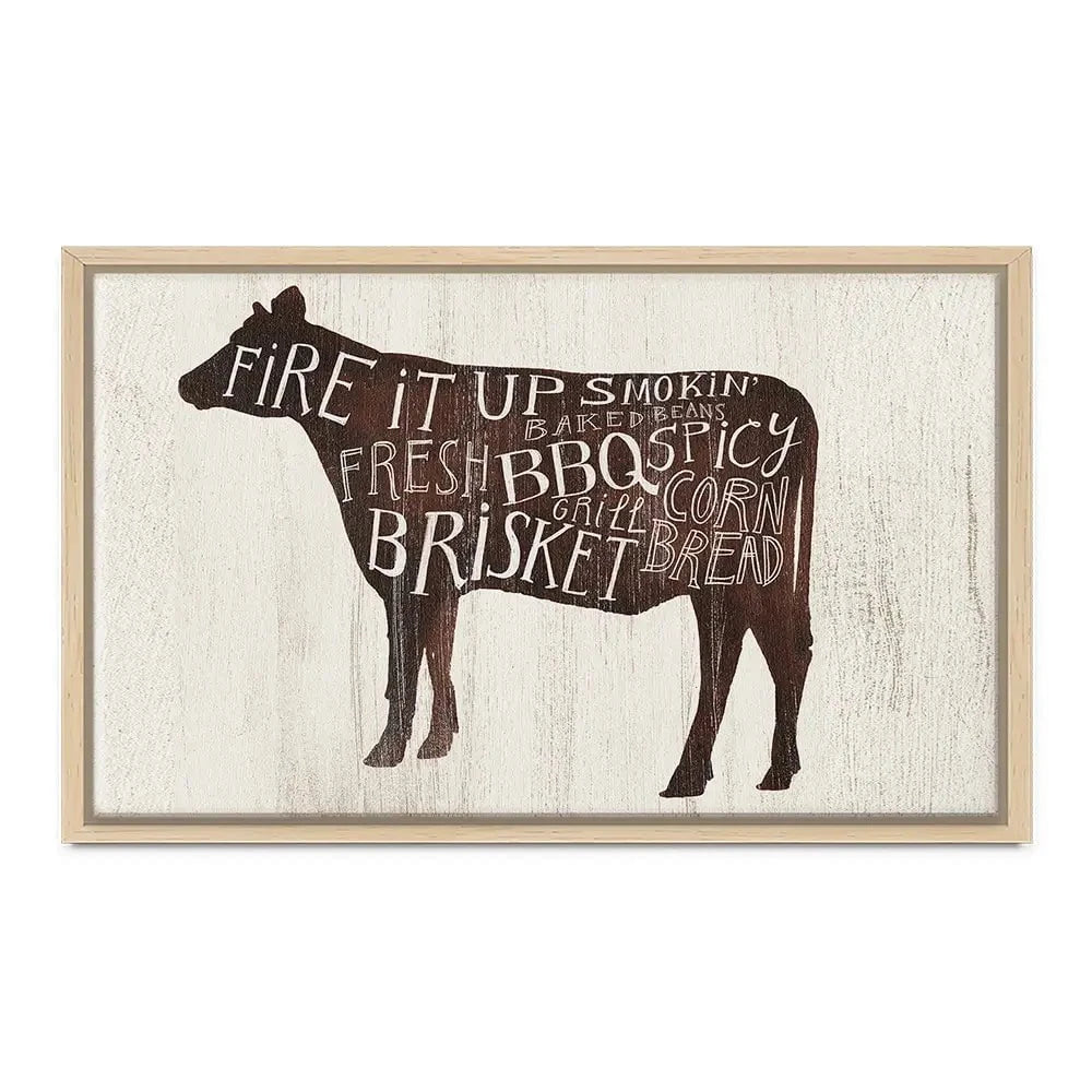 Farmhouse BBQ 2 Canvas Print Farmhouse BBQ 2 Canvas Print wall art product Victoria Borges
