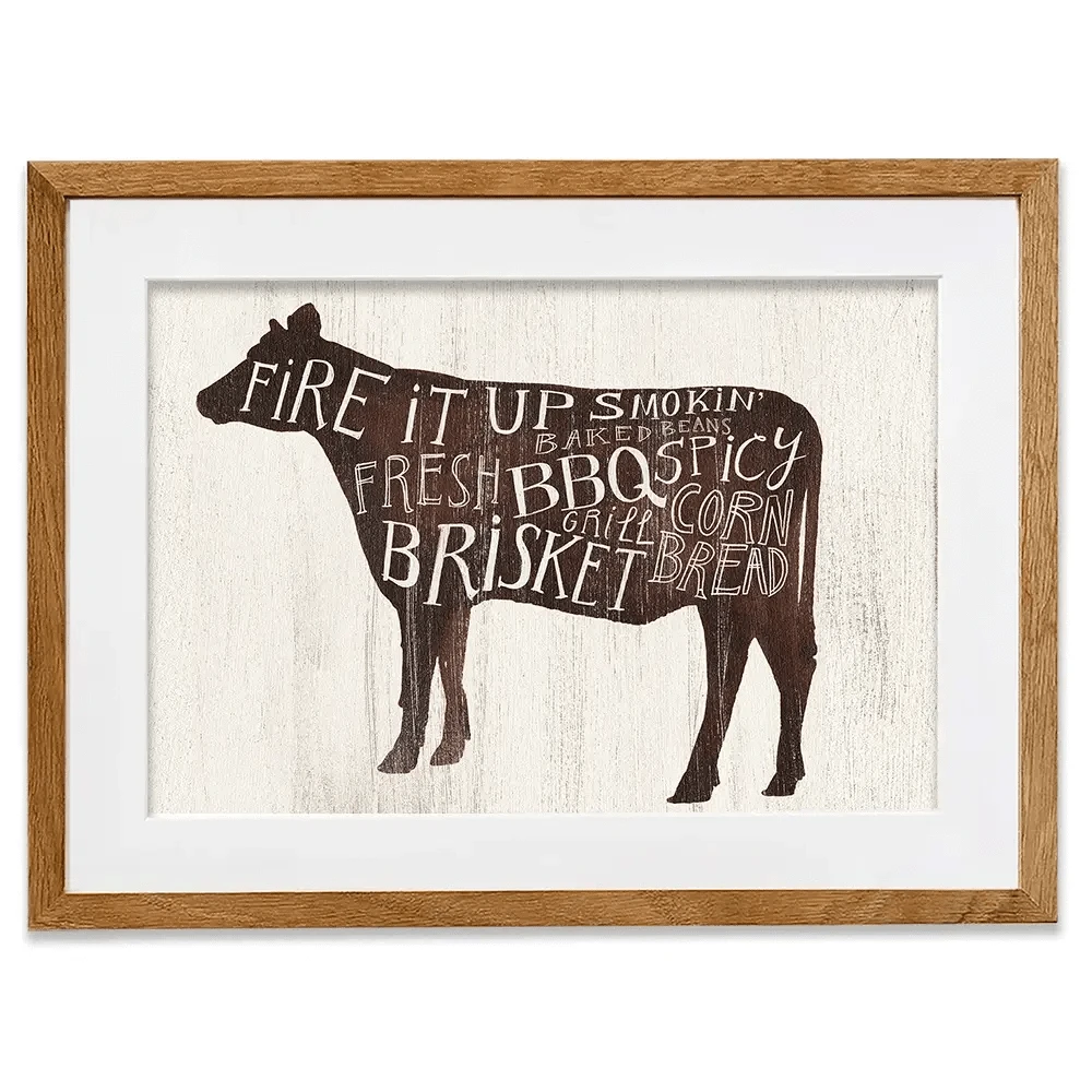 Farmhouse BBQ 2 Framed Art Print Farmhouse BBQ 2 Framed Art Print wall art product Victoria Borges