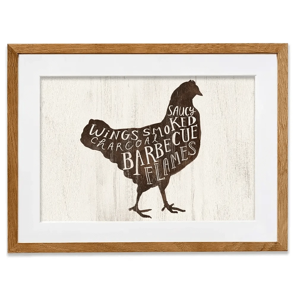 Farmhouse BBQ 3 Framed Art Print Farmhouse BBQ 3 Framed Art Print wall art product Victoria Borges