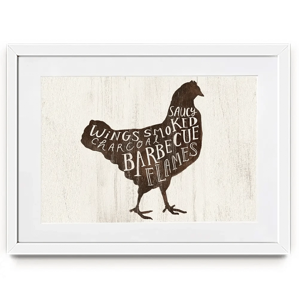 Farmhouse BBQ 3 Framed Art Print Farmhouse BBQ 3 Framed Art Print wall art product Victoria Borges
