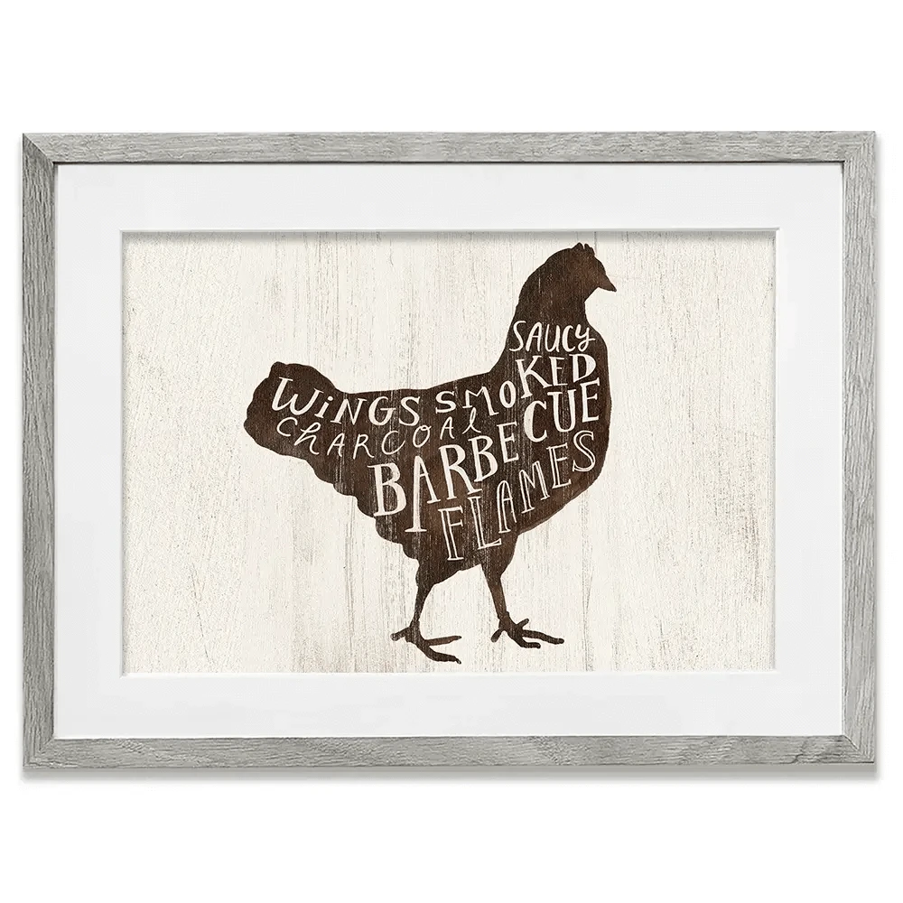Farmhouse BBQ 3 Framed Art Print Farmhouse BBQ 3 Framed Art Print wall art product Victoria Borges