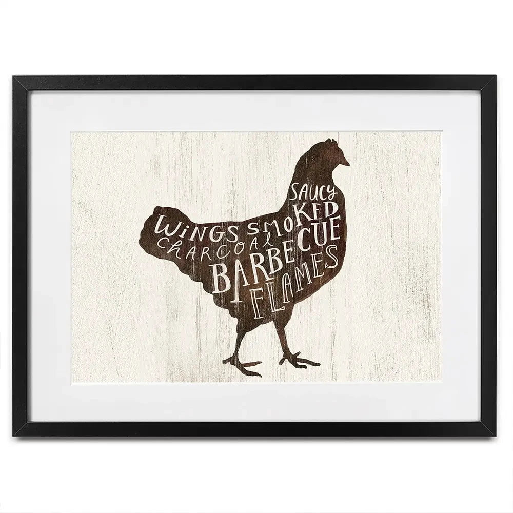 Farmhouse BBQ 3 Framed Art Print Farmhouse BBQ 3 Framed Art Print wall art product Victoria Borges