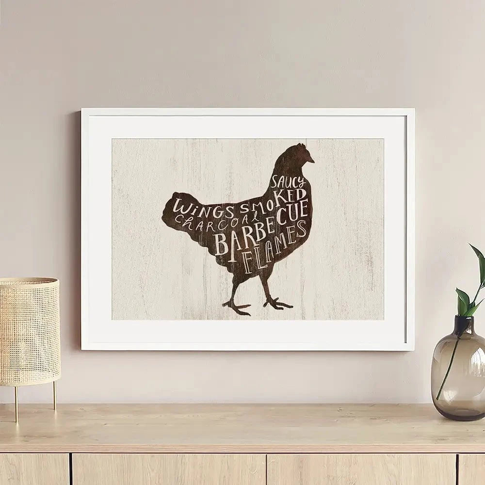 Farmhouse BBQ 3 Framed Art Print Farmhouse BBQ 3 Framed Art Print wall art product Victoria Borges