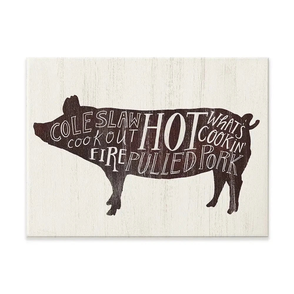 Farmhouse BBQ 4 Canvas Print Farmhouse BBQ 4 Canvas Print wall art product Art Print Shop