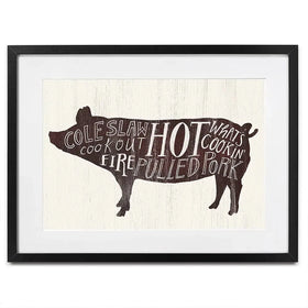 Farmhouse BBQ 4 Framed Art Print Farmhouse BBQ 4 Framed Art Print wall art product Art Print Shop