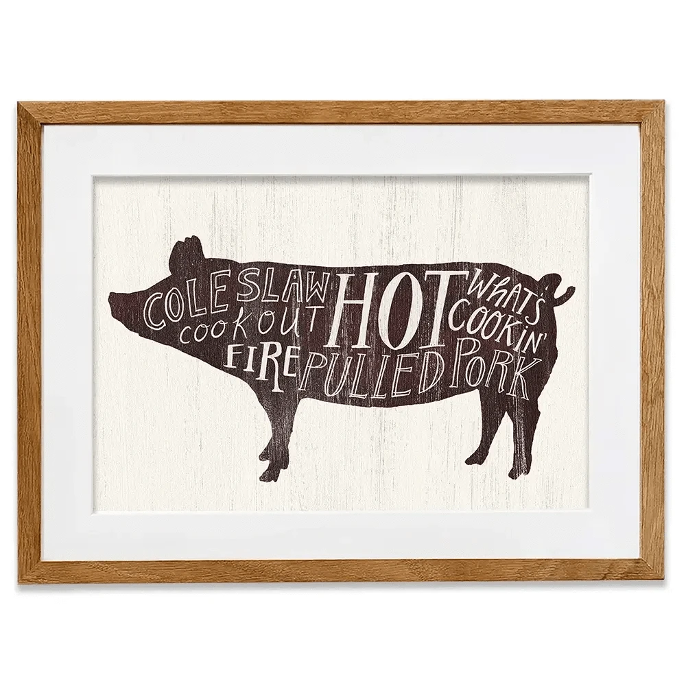 Farmhouse BBQ 4 Framed Art Print Farmhouse BBQ 4 Framed Art Print wall art product Art Print Shop