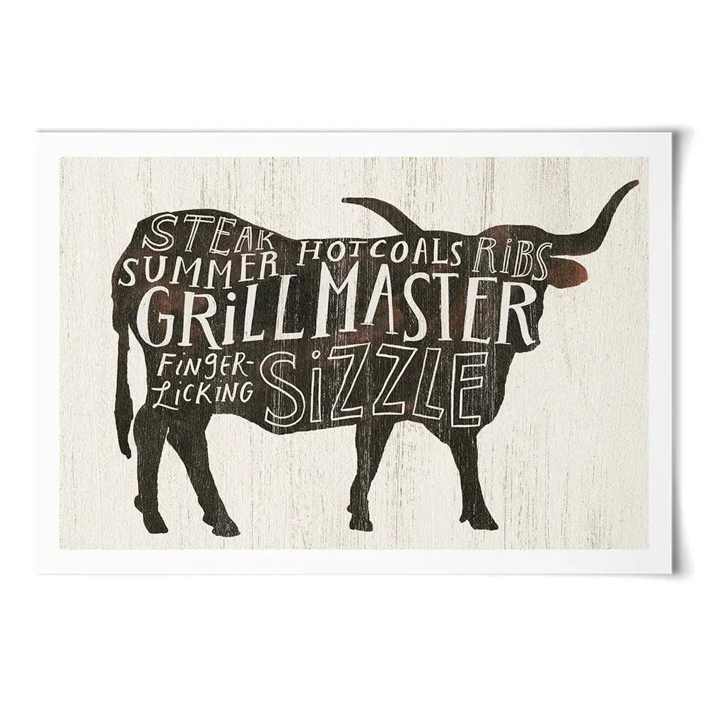 Farmhouse BBQ Art Print Farmhouse BBQ Art Print wall art product Victoria Borges