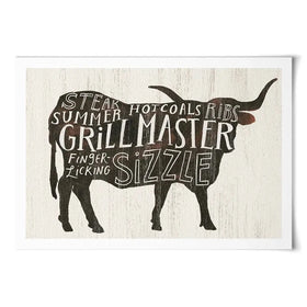 Farmhouse BBQ Art Print Farmhouse BBQ Art Print wall art product Victoria Borges