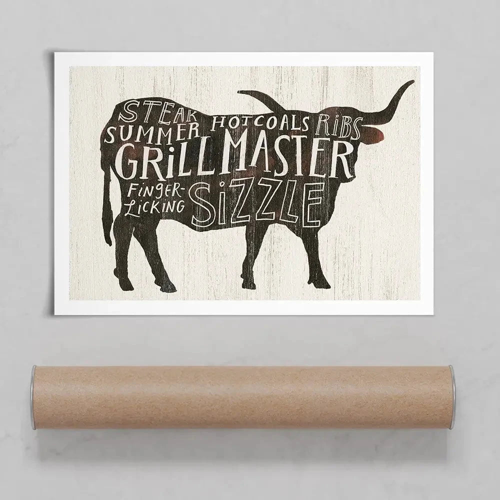 Farmhouse BBQ Art Print Farmhouse BBQ Art Print wall art product Victoria Borges