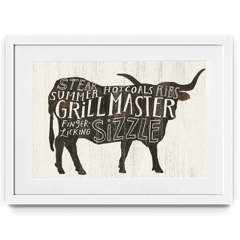 Farmhouse BBQ Framed Art Print Farmhouse BBQ Framed Art Print wall art product Victoria Borges