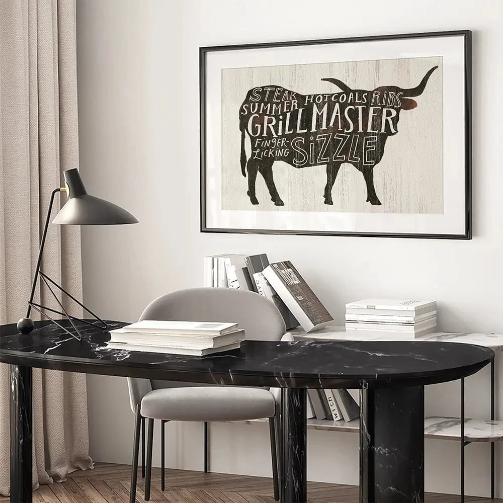 Farmhouse BBQ Framed Art Print Farmhouse BBQ Framed Art Print wall art product Victoria Borges