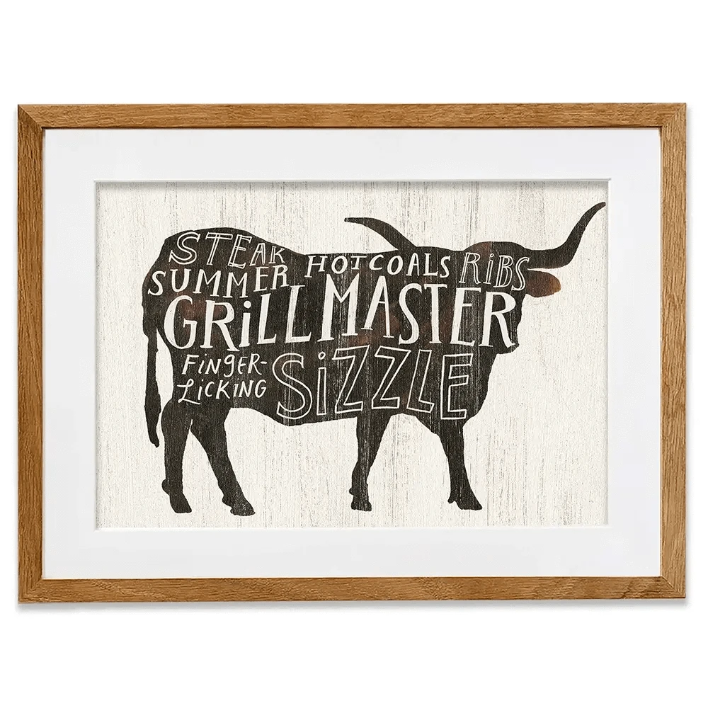 Farmhouse BBQ Framed Art Print Farmhouse BBQ Framed Art Print wall art product Victoria Borges