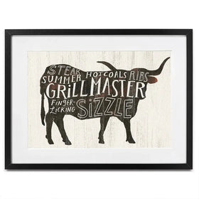 Farmhouse BBQ Framed Art Print Farmhouse BBQ Framed Art Print wall art product Victoria Borges