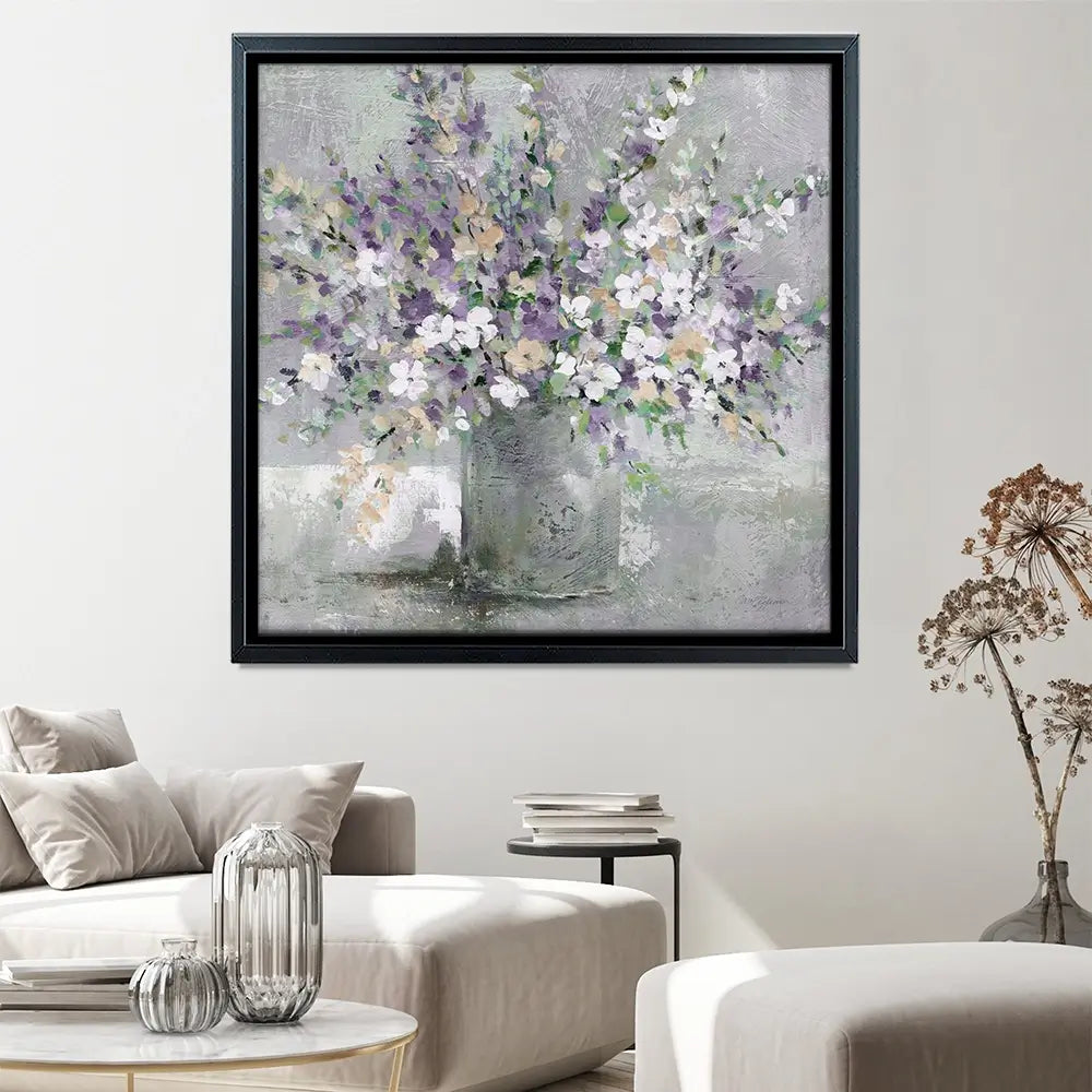 Farmhouse Lavender Canvas Print Farmhouse Lavender Canvas Print wall art product Carol Robinson