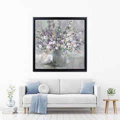 Farmhouse Lavender Canvas Print wall art product Carol Robinson