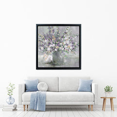Farmhouse Lavender Canvas Print wall art product Carol Robinson