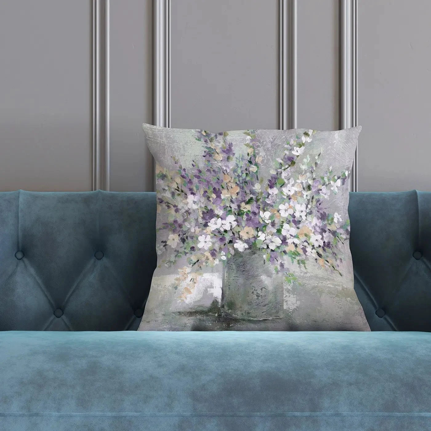 Farmhouse Lavender Cushion Farmhouse Lavender Cushion wall art product Carol Robinson