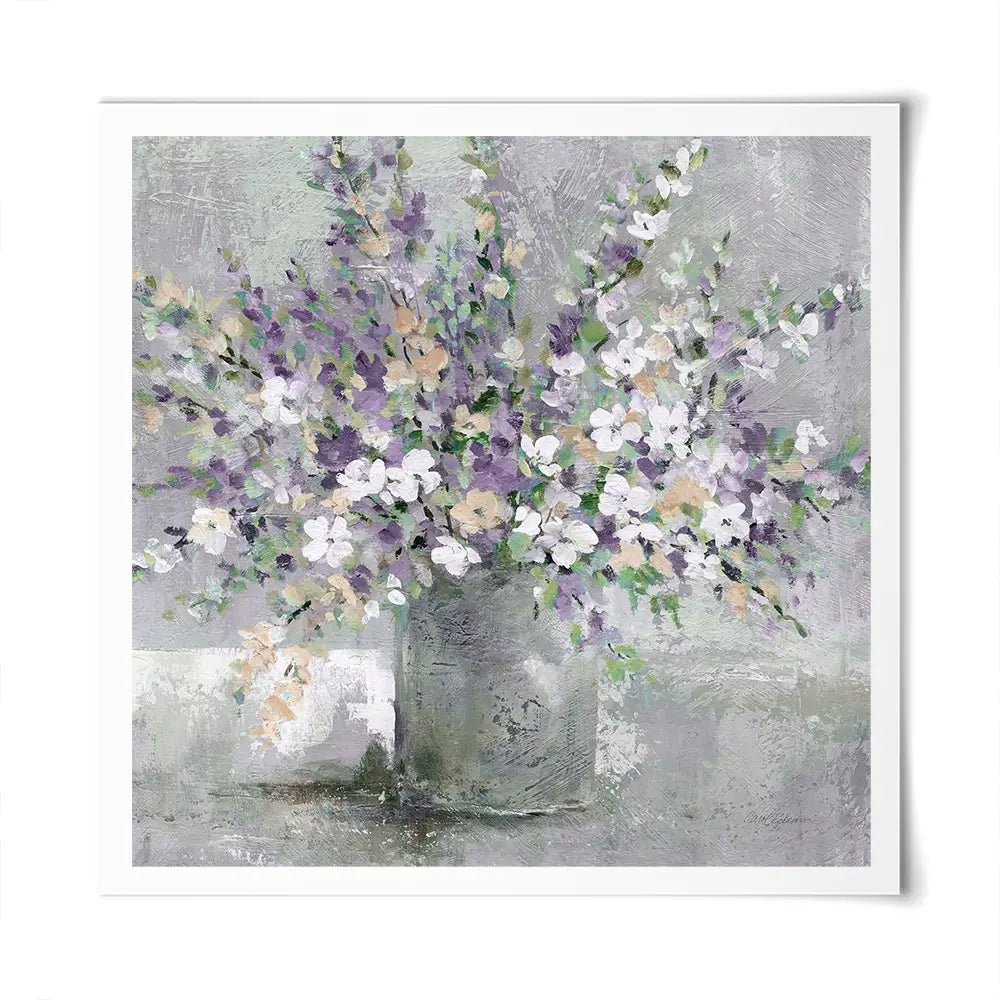 Farmhouse Lavender Square Art Print Farmhouse Lavender Square Art Print wall art product Carol Robinson