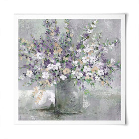 Farmhouse Lavender Square Art Print Farmhouse Lavender Square Art Print wall art product Carol Robinson