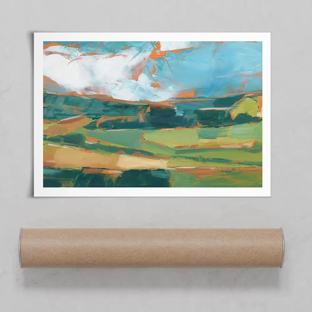Farmland Vista Art Print Farmland Vista Art Print wall art product Ethan Harper