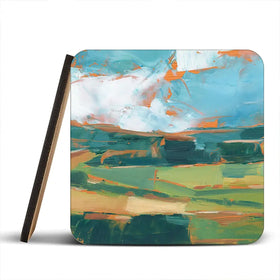 Farmland Vista Coaster Set Farmland Vista Coaster Set wall art product Art Print Shop