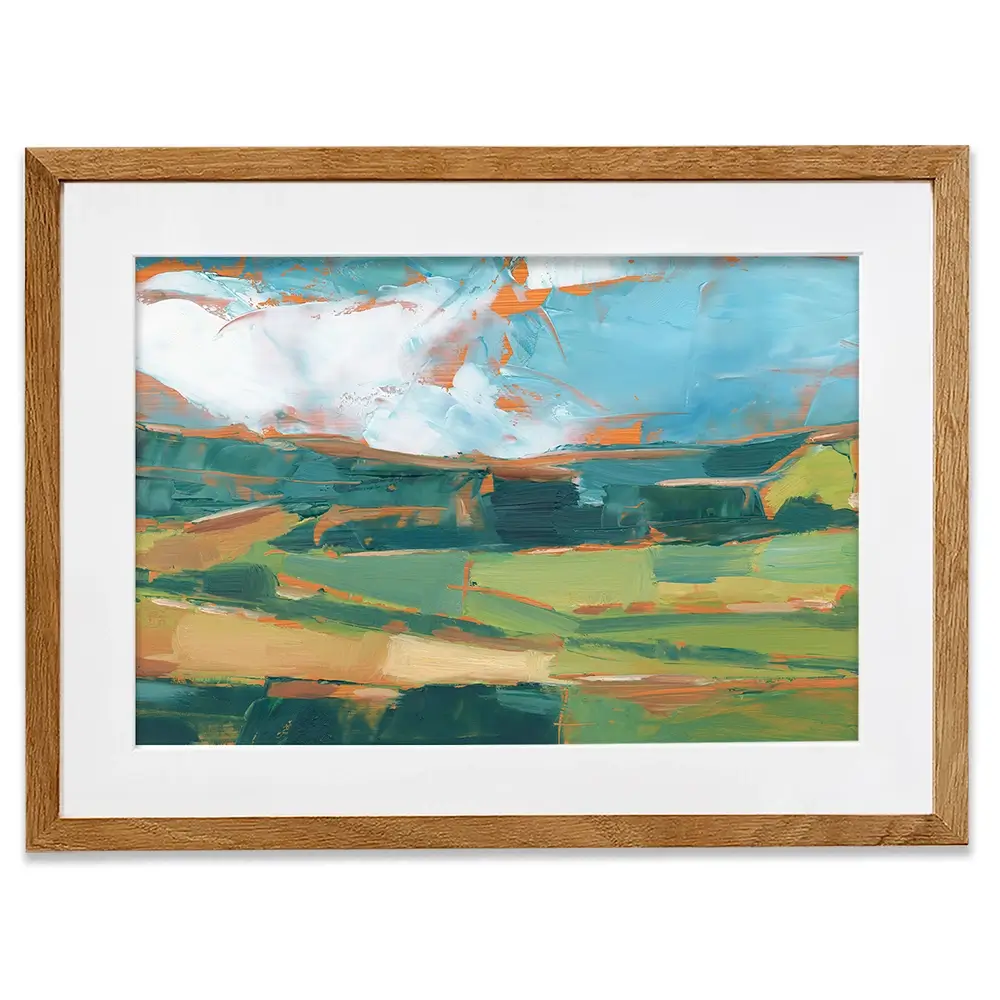 Farmland Vista Framed Art Print Farmland Vista Framed Art Print wall art product Ethan Harper