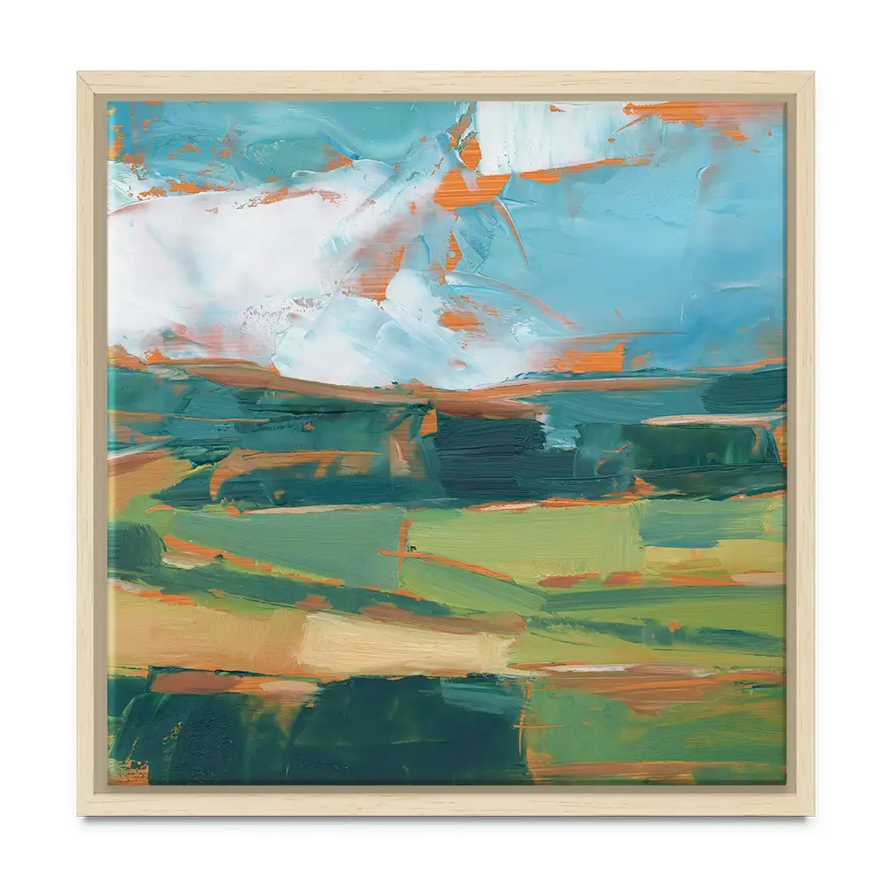 Farmland Vista Square Canvas Print Farmland Vista Square Canvas Print wall art product Art Print Shop