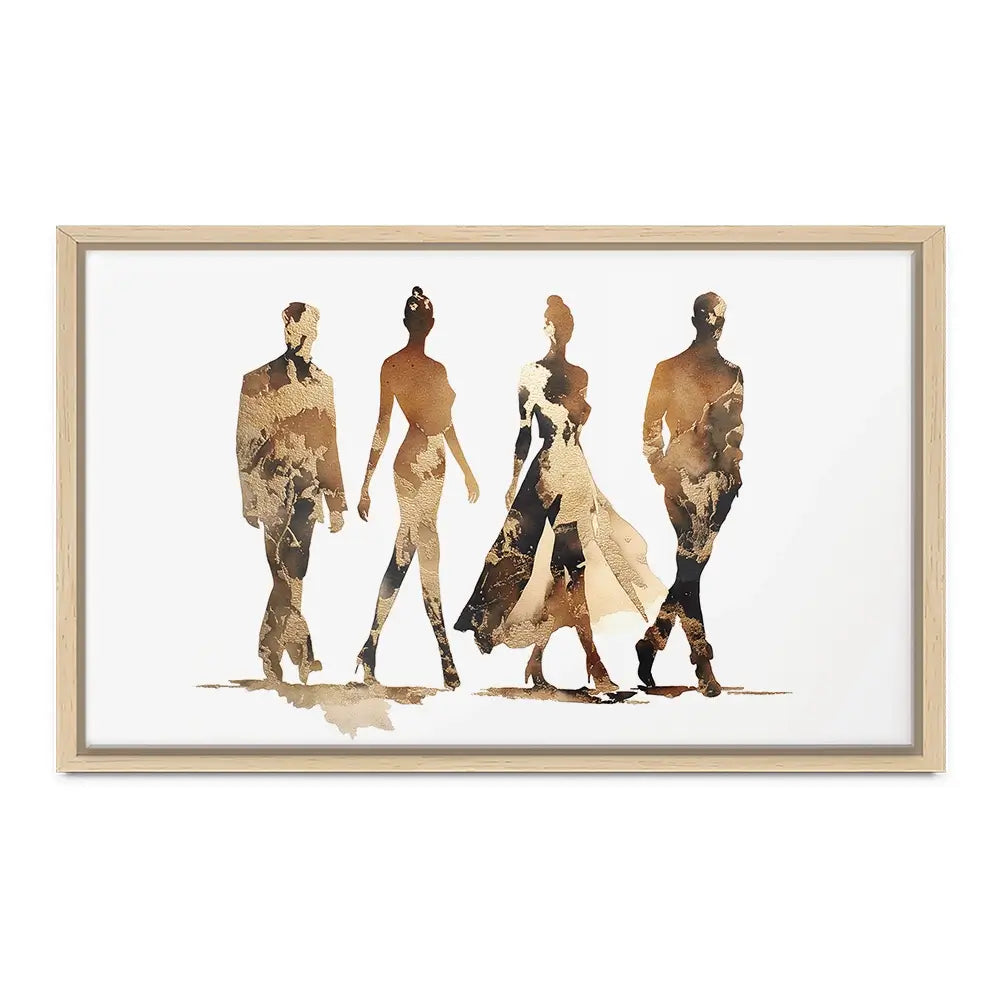 Fashion Quartet Canvas Print Fashion Quartet Canvas Print wall art product Svetlana Aleynikova