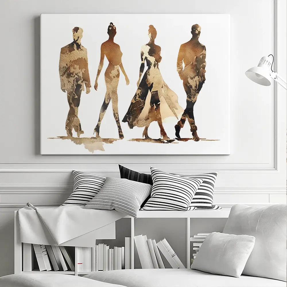 Fashion Quartet Canvas Print Fashion Quartet Canvas Print wall art product Svetlana Aleynikova
