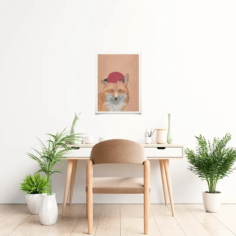 Feeling Foxy Art Print Feeling Foxy Art Print wall art product Sarah Manovski