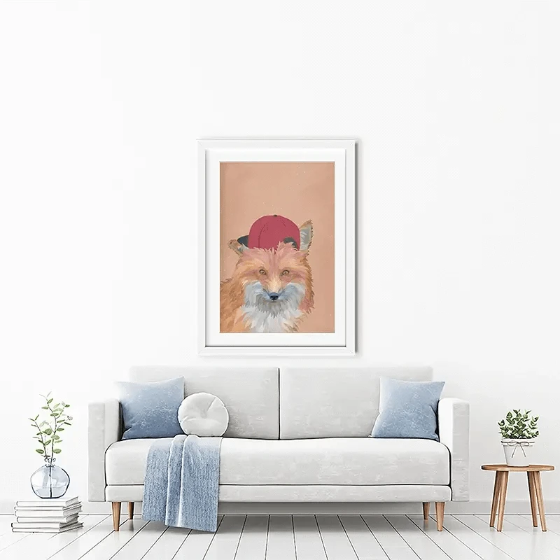 Feeling Foxy Framed Art Print Feeling Foxy Framed Art Print wall art product Sarah Manovski