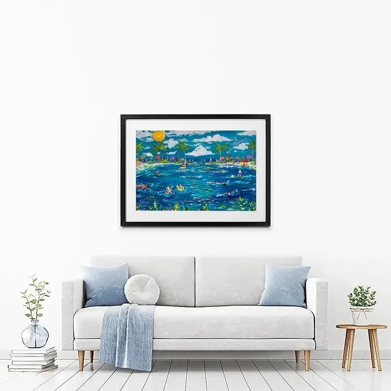 Feels Like Summer Framed Art Print Feels Like Summer Framed Art Print wall art product Estelle Grengs - Independent