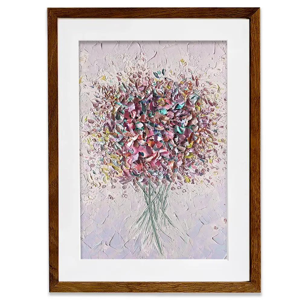 Festive Florals Framed Art Print Festive Florals Framed Art Print wall art product Nada Khatib