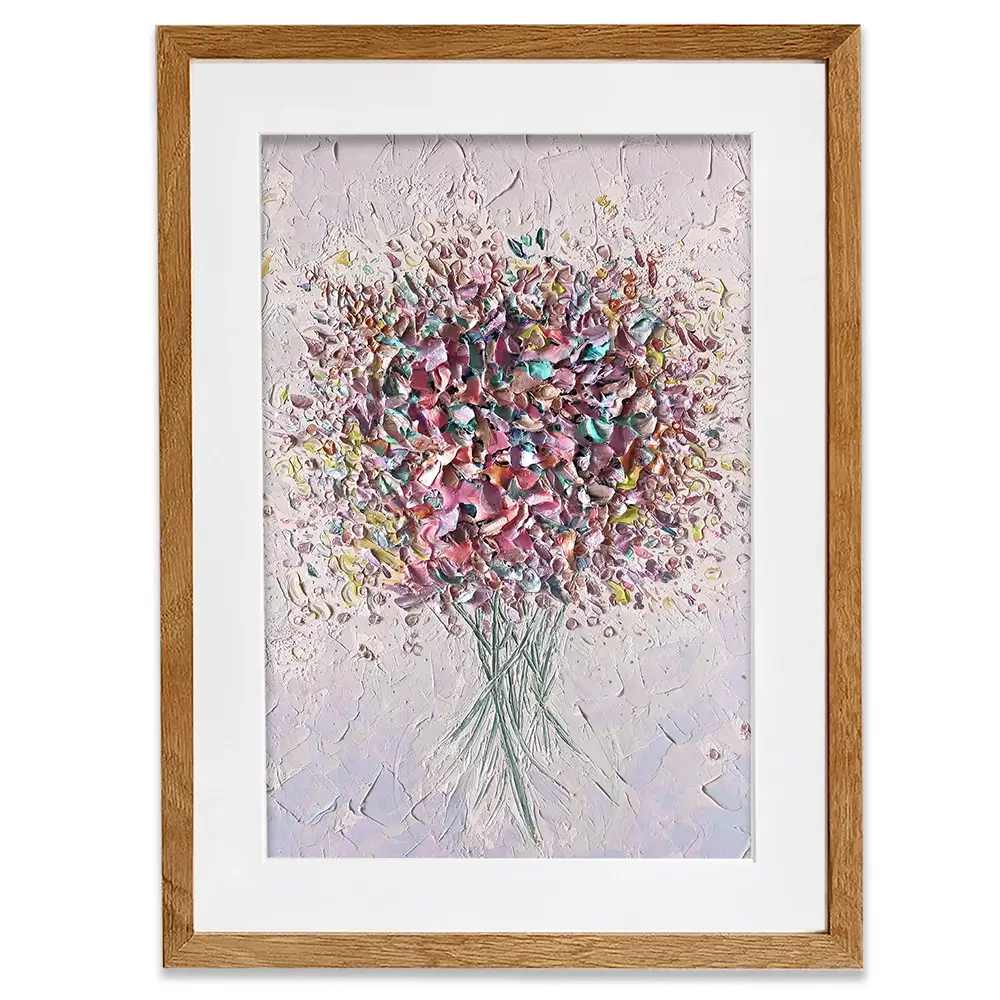 Festive Florals Framed Art Print Festive Florals Framed Art Print wall art product Nada Khatib