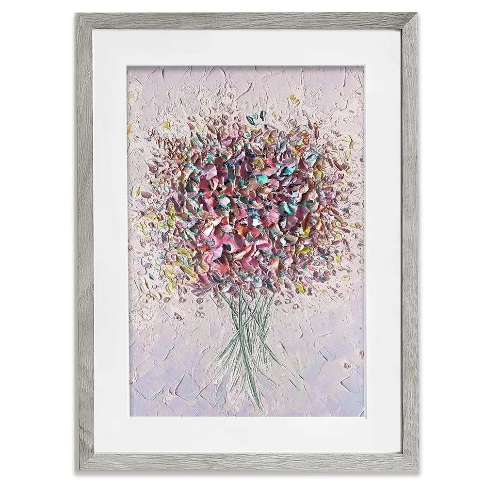 Festive Florals Framed Art Print Festive Florals Framed Art Print wall art product Nada Khatib