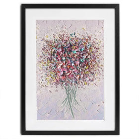 Festive Florals Framed Art Print Festive Florals Framed Art Print wall art product Nada Khatib