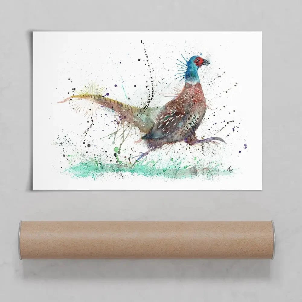 Fez The Pheasant Art Print Fez The Pheasant Art Print wall art product Jamie Taylor