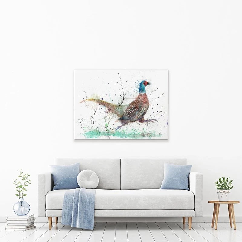 Fez The Pheasant Canvas Print Fez The Pheasant Canvas Print wall art product Jamie Taylor