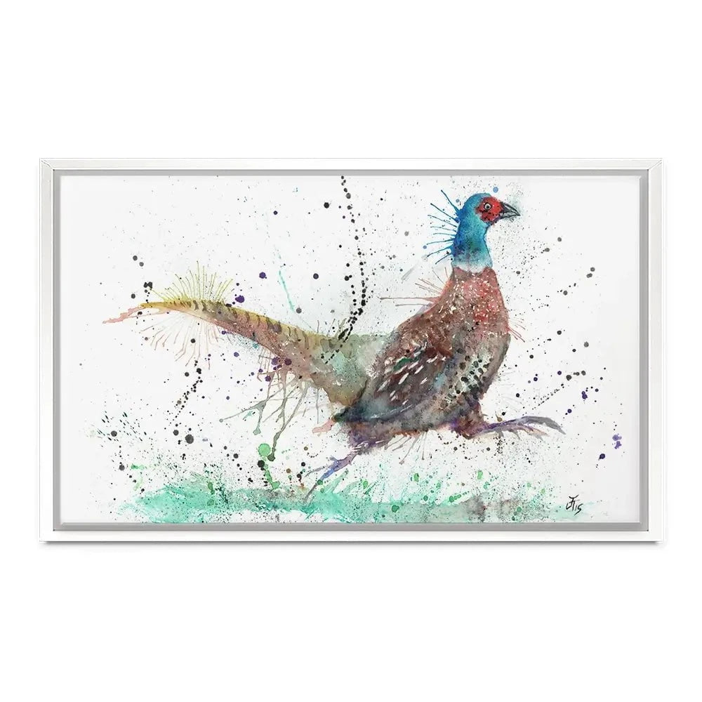 Fez The Pheasant Canvas Print Fez The Pheasant Canvas Print wall art product Jamie Taylor