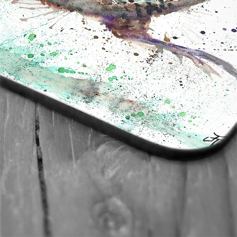 Fez The Pheasant Coaster Set Fez The Pheasant Coaster Set wall art product Jamie Taylor