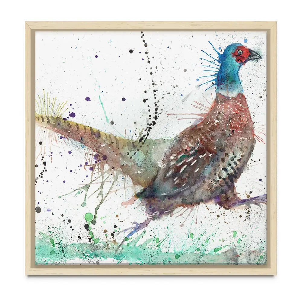 Fez The Pheasant Oversized Canvas Print Fez The Pheasant Oversized Canvas Print wall art product Art Print Shop