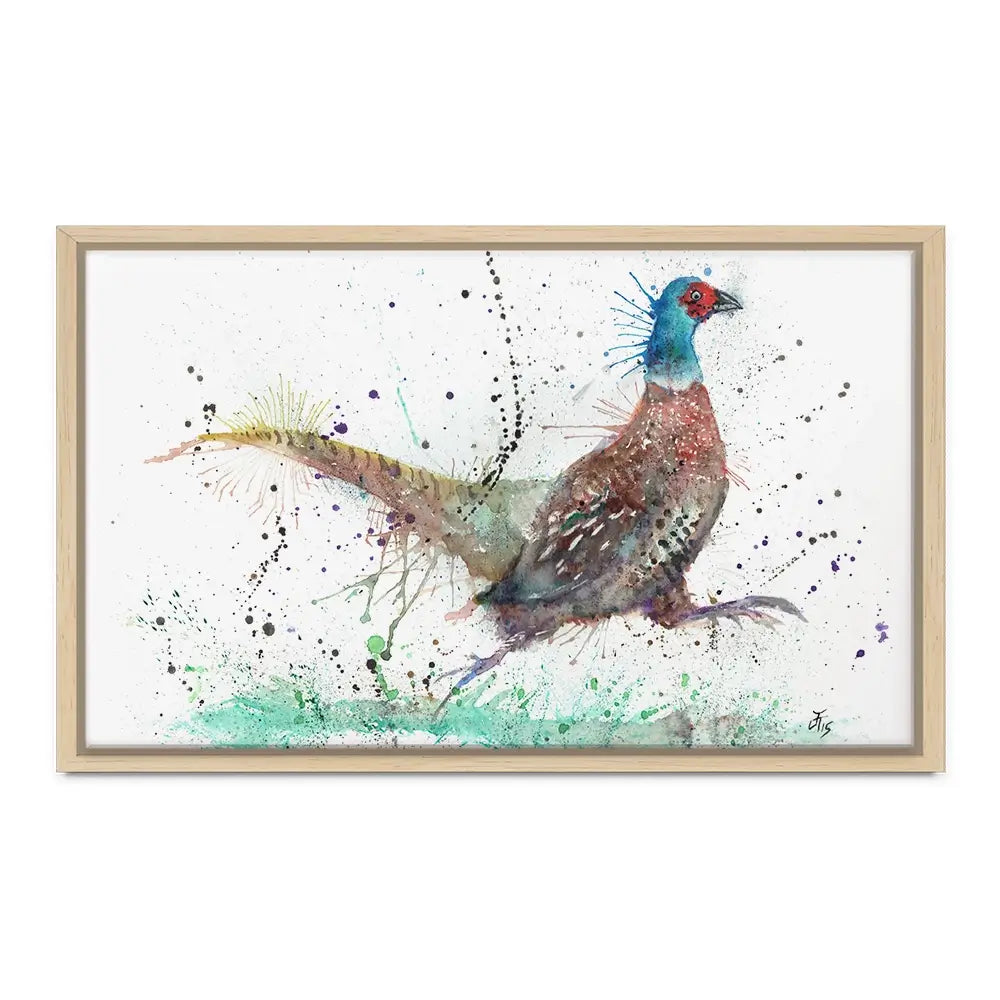 Fez The Pheasant Oversized Canvas Print Fez The Pheasant Oversized Canvas Print wall art product Art Print Shop